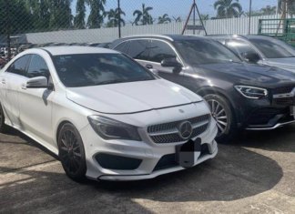 Dua Mercedes kena sita, cukai jalan tamat tempoh