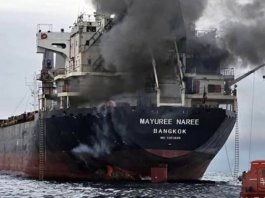 Kapal Thailand kena bedil peluru berpandu Iran