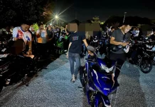 Pelajar tingkatan tiga antara dicekup tunggang motor secara berbahaya