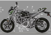 Paten Kawasaki dedah casis fleksibel untuk motosikal elektrik