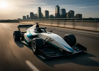 Kereta Formula ini sah digunakan atas jalan raya, tapi dengan satu syarat