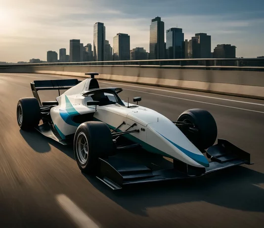 Kereta Formula ini sah digunakan atas jalan raya, tapi dengan satu syarat