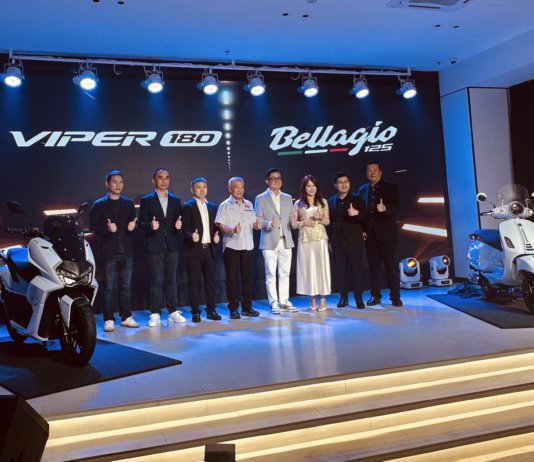 Aveta Malaysia rasmi lancar skuter Viper 180 & Bellagio 125, harga mula RM6,998