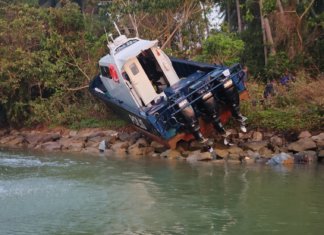 Bot PPM terbabas ketika kejar suspek penyeludupan migran