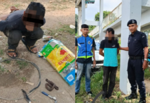Polis bantuan KTMB berkas lelaki curi kabel ATP