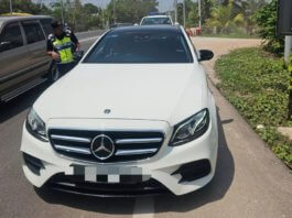 Alasan ‘jarang guna’ tak laku, Mercedes E350 AMG disita