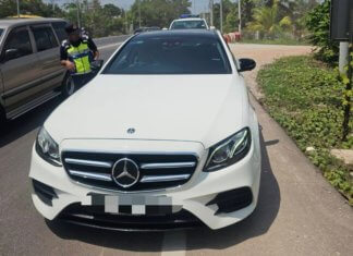 Alasan ‘jarang guna’ tak laku, Mercedes E350 AMG disita