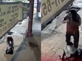 Polis buru lelaki lenyek kepala isteri dengan motosikal