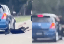 Polis tahan lelaki berpaut pada kereta mantan isteri