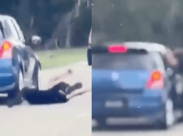 Polis tahan lelaki berpaut pada kereta mantan isteri