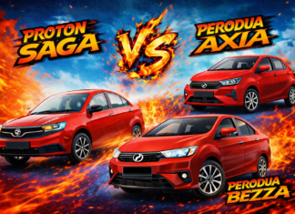 Perodua Bezza no.1 pada Mac, Axia kalahkan Proton Saga!