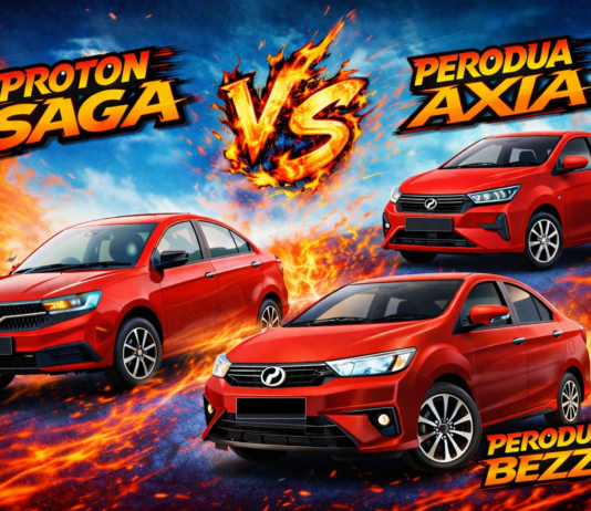 Proton Saga kalahkan Perodua Axia pada April, Bezza tetap no. 1! Persaingan Saga, Bezza dan Axia
