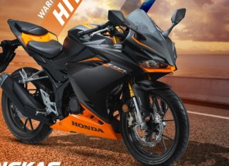 Honda CBR150R kini tampil dengan warna hitam