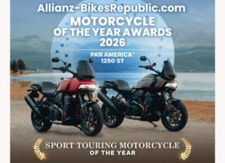 Pan America™ 1250 ST dipilih Sport Touring Motorcycle of the Year 2026