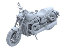 QJMotor ubah konsep cafe racer jadi sebuah cruiser berenjin V4