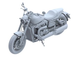 QJMotor ubah konsep cafe racer jadi sebuah cruiser berenjin V4