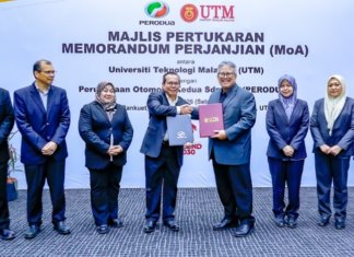 UTM-Perodua jalin kerjasama penyelidikan EV