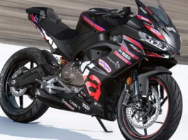 Aprilia RS 457 ditawarkan dalam versi GP Replica