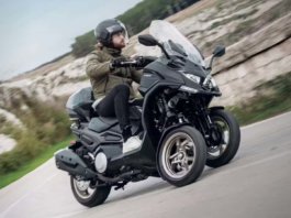 Kymco CV3 575i: Skuter tiga roda yang mampu capai 158 km/j