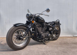 Bashan bangunkan bobber hardtail klon Harley-Davidson bersesaran 1,200 cc