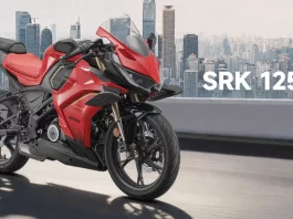 QJMotor SRK 125 R1 hadir dengan ciri winglet agresif yang tidak membantu