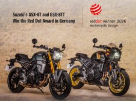 Suzuki GSX-8T & GSX-8TT menang anugerah Red Dot di Jerman
