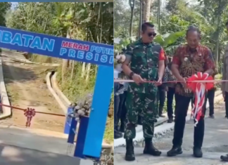 Netizen pertikai pegawai tinggi turun hanya rasmi jambatan 4 meter