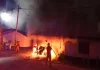 Empat motosikal polis trafik terbakar