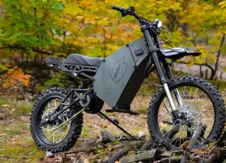 Motosikal elektrik ini tawar perlindungan daripada kamera haba dan mikrofon