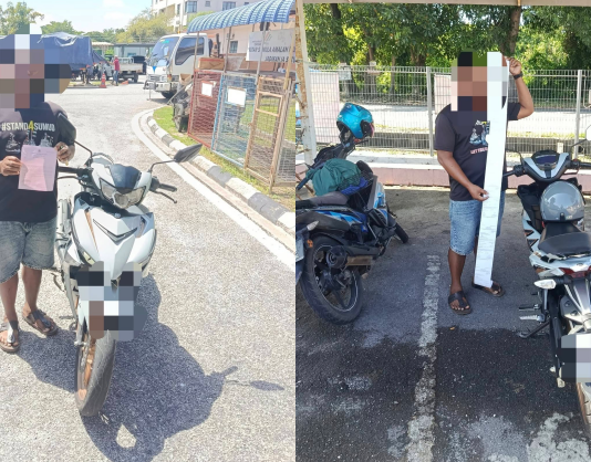 Tiada lesen dan insurans, motosikal warga asing disita