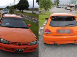 JPJ sita Proton Satria dipandu warga asing