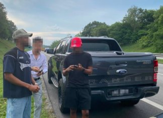 Guna lorong kecemasan, warga Ghana pandu kenderaan tamat cukai jalan ditahan