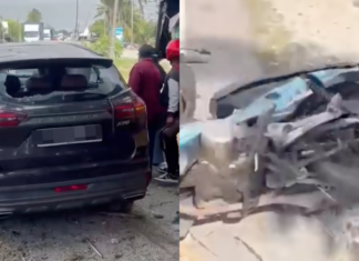 Rempuh empat kenderaan, pemandu Proton X70 positif dadah