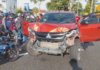 Tular pandu secara berbahaya, Pemandu Mitsubishi Triton direman pagi ini