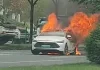 Dirempuh dari belakang, BYD Qin Plus rentung terbakar
