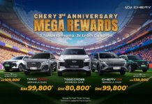 SUV Moden Kini Lebih Mudah Dimiliki, SUV Chery Bermula RM80,800, PHEV Dari RM109,800