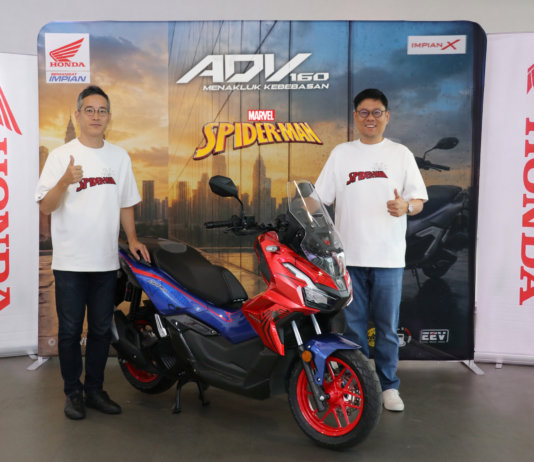 Honda ADV160 ‘Spider-Man’ lancar, harga RM14k