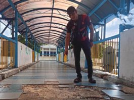MPAJ perbaiki jejantas LRT Ampang bernilai RM50,000