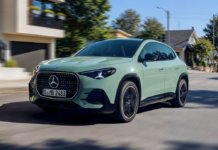 Mercedes-Benz GLA 2027 diperkenalkan – EV dahulu, versi ICE hibrid 48V menyusul awal 2027 Der neue Mercedes-Benz GLA Hybrid. Exterieur: Aquamint Uni Interieur: ARTICO nappa-look black / clean white pearl / MICROCUT microfibre black The all-new Mercedes-Benz GLA hybrid. Exterior: Aquamint non-metallic Interior: ARTICO nappa-look black / clean white pearl / MICROCUT microfibre black