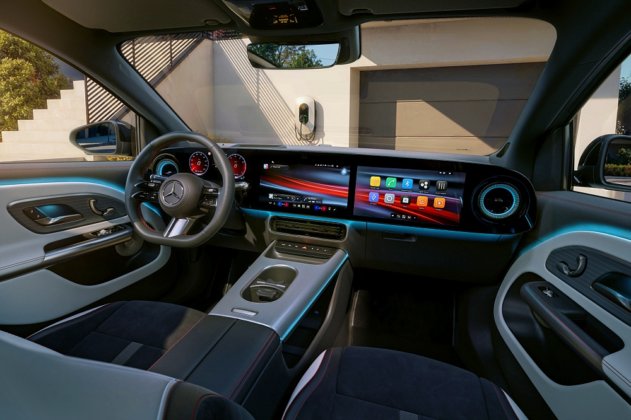 Der neue Mercedes-Benz GLA Hybrid. Exterieur: Aquamint Uni Interieur: ARTICO nappa-look black / clean white pearl / MICROCUT microfibre black The all-new Mercedes-Benz GLA hybrid. Exterior: Aquamint non-metallic Interior: ARTICO nappa-look black / clean white pearl / MICROCUT microfibre black