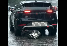 Redah banjir, motor elektrik BYD Tang didakwa tercabut