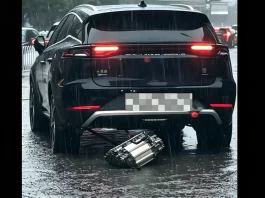 Redah banjir, motor elektrik BYD Tang didakwa tercabut