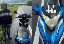 Sewa RM150 sebulan pada Rohingya, JPJ sita Yamaha 135LC