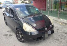 Salah guna lesen L, Honda Jazz warga asing disita