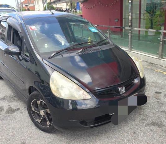 Salah guna lesen L, Honda Jazz warga asing disita