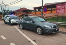 Honda Accord dipandu warga China disita