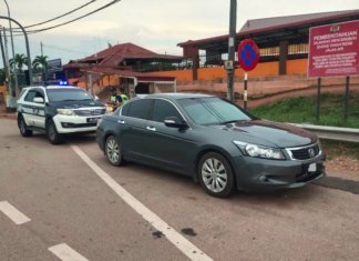 Honda Accord dipandu warga China disita