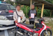 Warga asing tunggang motor tanpa lesen, insurans