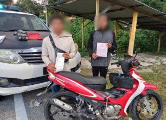 Warga asing tunggang motor tanpa lesen, insurans