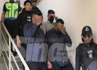 Tiga lelaki mengaku tidak bersalah bakar kereta isteri Cikgu Chandra
